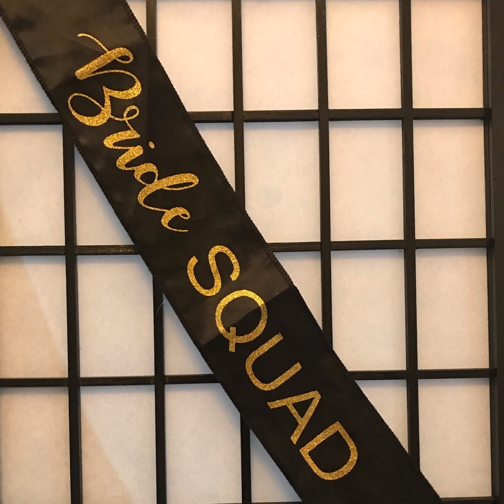 Bride Squad Sash
